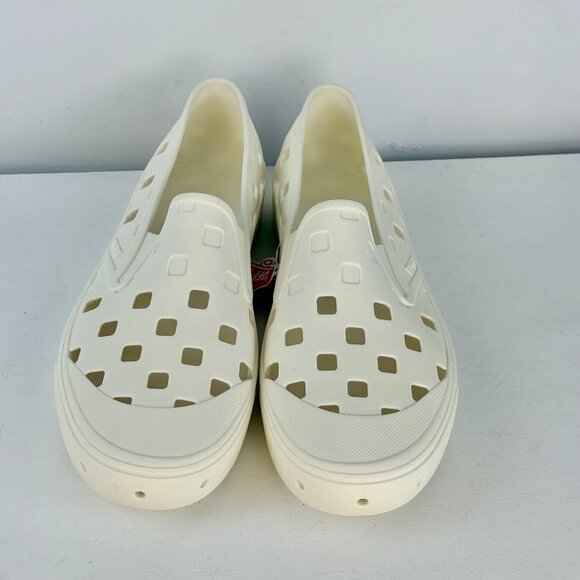 Men\'s 12 Women\'s 13.5 Vans Slip-On Mule TRK Sneakers Water Shoes - Marshmallow main image 4